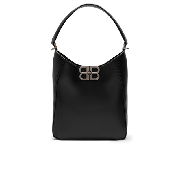 Сумка Soft Hobo Bag in Black Peach Calfskin 5852459DHFC7596