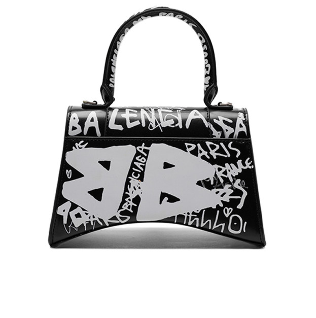 Сумка Hourglass Small Handbag Graffiti in Black 5936620FFLU1350