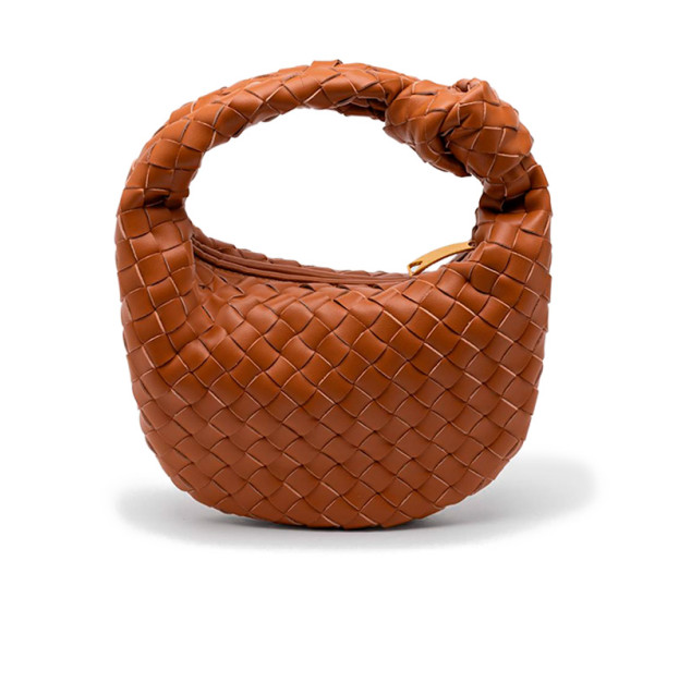 Сумка Veneta Nappa Intrecciato Mini Jodie Caramel 651876VCPP59830