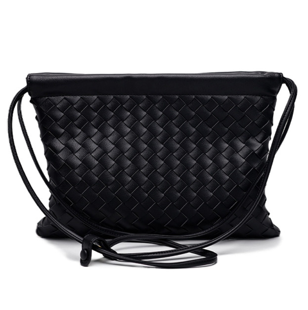 Сумка Bottega Veneta Vintage Leather Intrecciato Crossbody Bag Black 796728V3IV1
