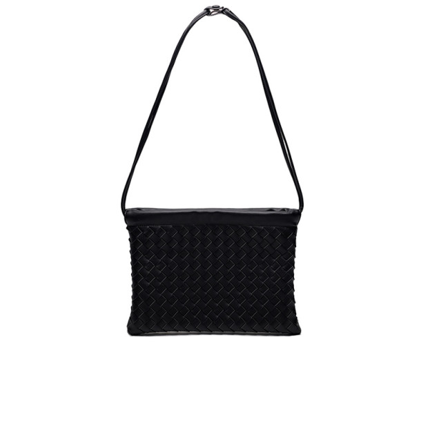 Сумка Bottega Veneta Vintage Leather Intrecciato Crossbody Bag Black 796728V3IV1