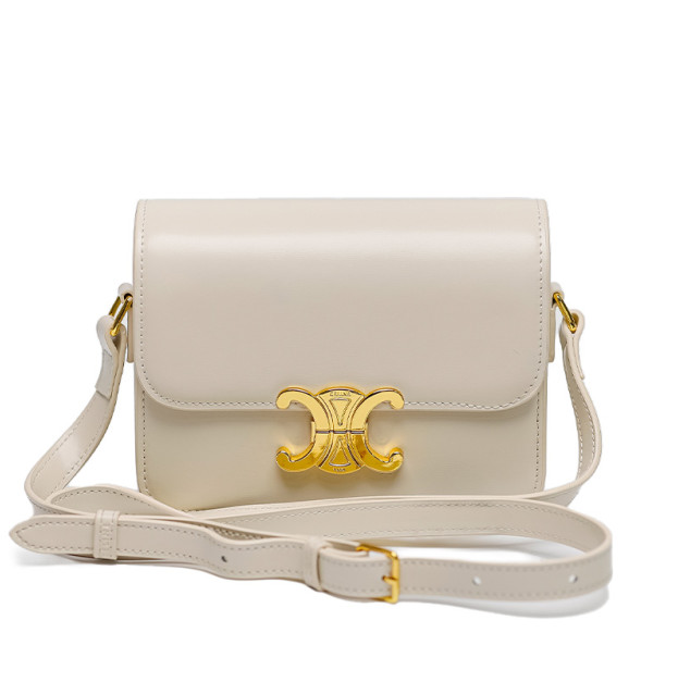 Сумка Teen Triomphe Bag Cream in Shiny Calfskin 10N474RPP39JK