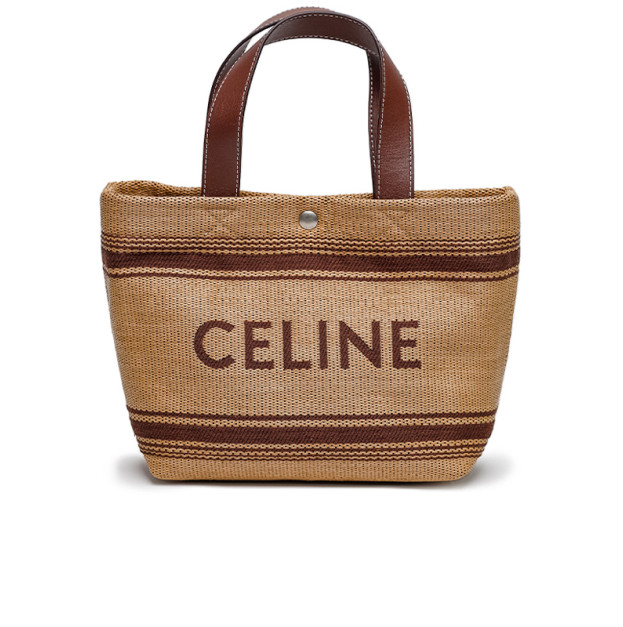 Сумка Mini Cabas In Textile With Raffia Effect And Calfskin 10N500RWP40DC