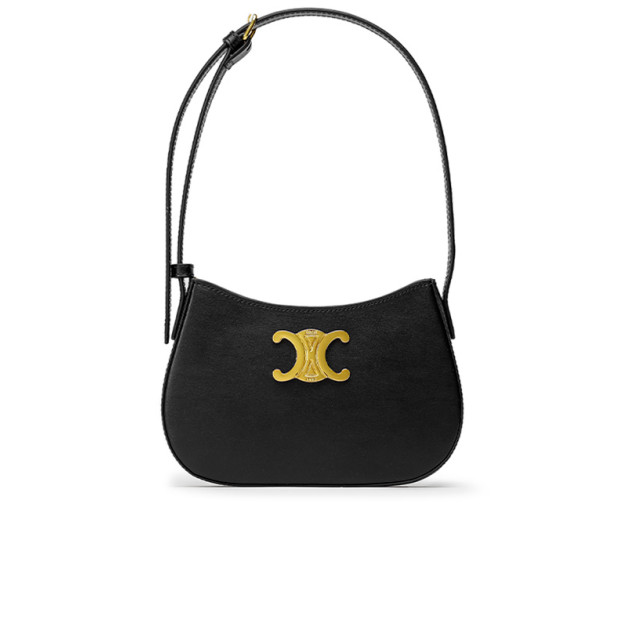 Сумка Celine Medium Tilly Bag in Shiny Calfskin Black 10N630HJP11QB