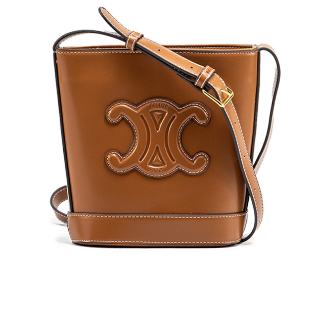 Сумка Small Bucket Cuir Triomphe In Smooth Calfskin Tan Brown 115230SA290IO