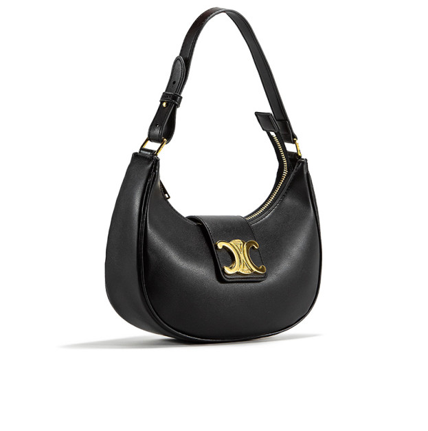 Сумка Celine Ava Triomphe Soft Bag in Smooth Calfskin Black 115230DF300ML
