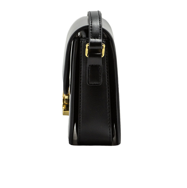 Сумка Celine Chain Shoulder Bag Claude In Shiny Calfskin Black 115203BF600NO