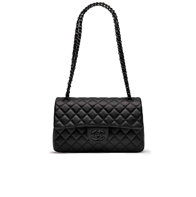 Сумка Chanel Classic 2.55 Medium Double Flap in Black A52864 Y08246 NJ475
