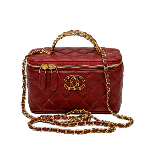 Сумка Chanel Classic Lambskin Pearl Crush Vanity Bag B77890 F56435 FH094