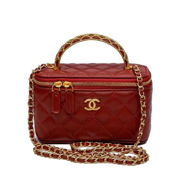 Сумка Chanel Classic Lambskin Pearl Crush Vanity Bag B77890 F56435 FH095
