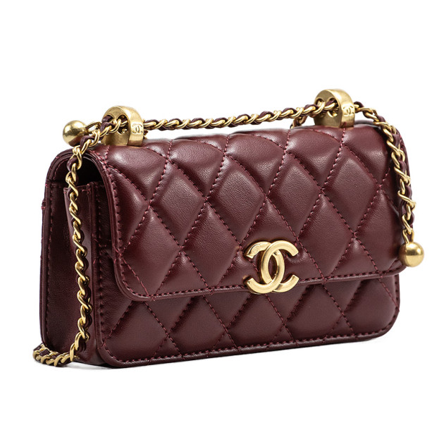 Сумка Chanel Red Mini Perfect Fit Flap Bag Leather F82554 D75760 FD400