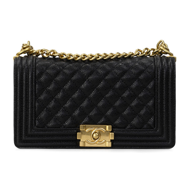Сумка Chanel Boy Chanel Small Chain Shoulder Bag Black F82554 JC1759 AQ205