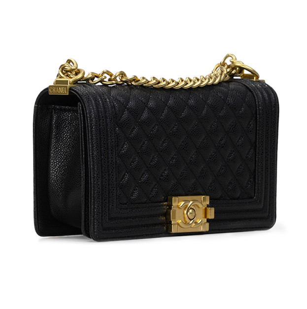 Сумка Chanel Boy Chanel Small Chain Shoulder Bag Black F82554 JC1759 AQ205