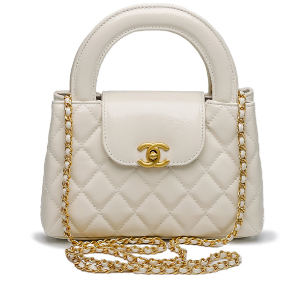 Kelly Bag Shiny Aged Calfskin Cream Gold Hardware F82554 X77896 DB792