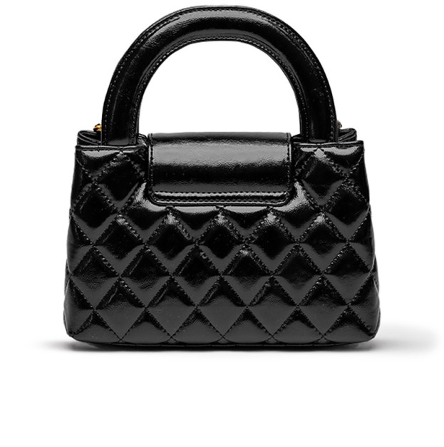 Kelly Bag Shiny Aged Calfskin Black Gold Hardware F82554 X77896 DB800
