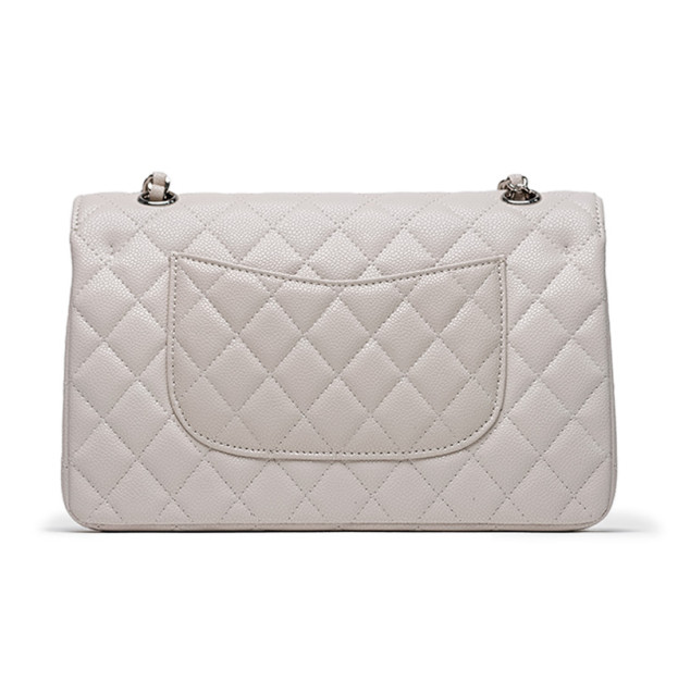 Сумка Classic 2.55 Medium Double Flap in White Silver F82554 D75452 CC900