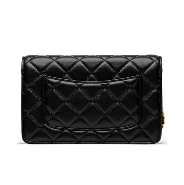 Сумка Classic Wallet on Chain Black Gold F82554 D75760 CC400