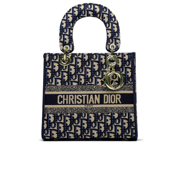 Сумка Medium Lady D-Lite Bag Blue M0565ORHZ-C801