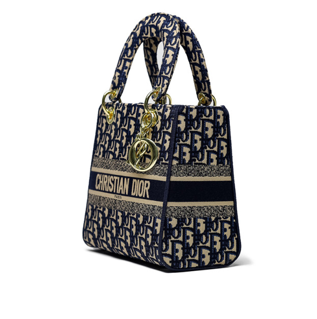 Сумка Medium Lady D-Lite Bag Blue M0565ORHZ-C801