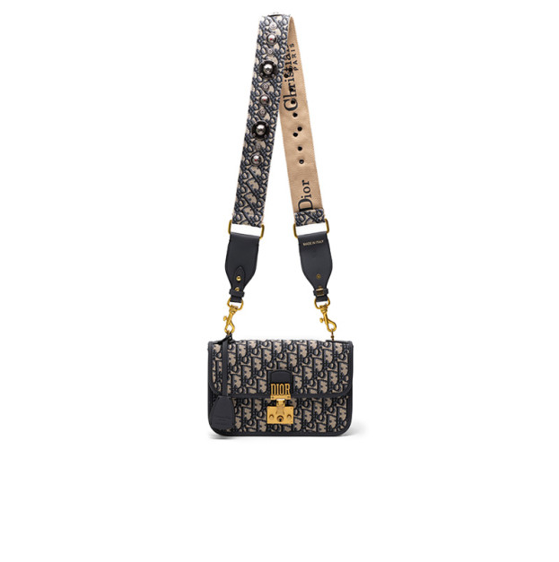 Dior Oblique Denim Medium C'est Oblique Jacquard Shoulder Bag M9208UKFG-M382