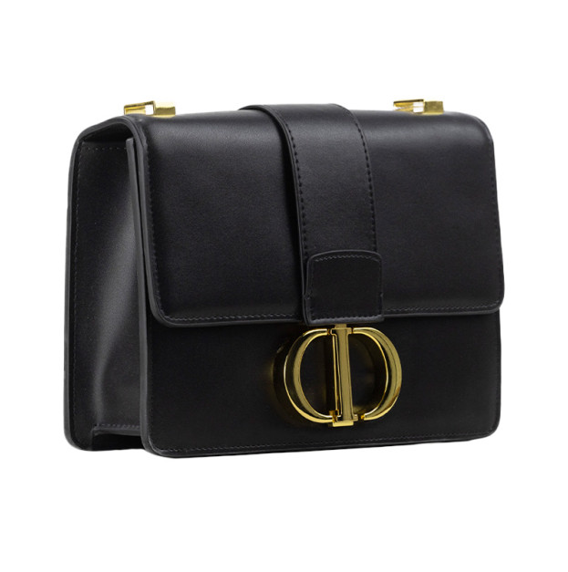 Dior 30 Montaigne Chain Bag Black Dior Oblique Jacquard M2536EHSD-S750