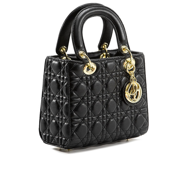 Сумка Christian D-Lite Big Black Leather S250300522-8LL