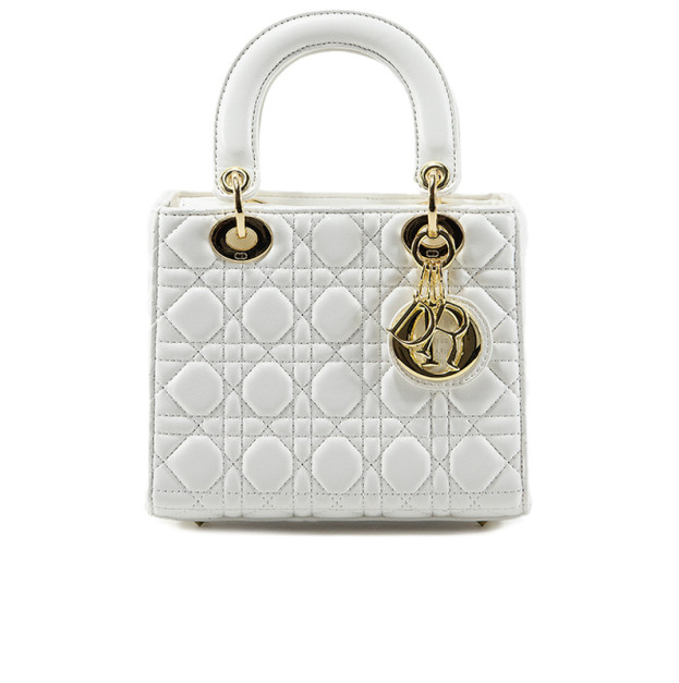 Сумка Christian D-Lite Big White Leather S250300522-8DF