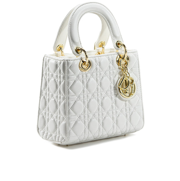 Сумка Christian D-Lite Big White Leather S250300522-8DF