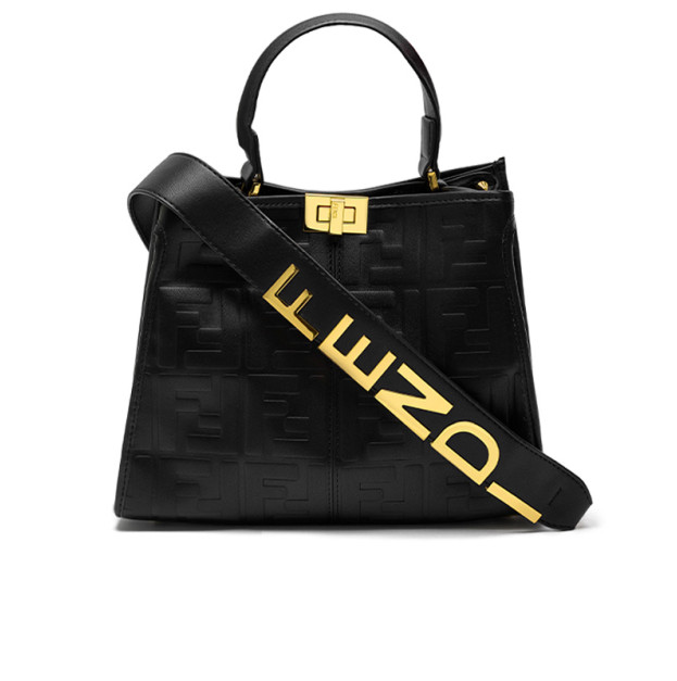Сумка Fendi Black Leather Large Iconic Essentially Peekaboo Top Hand 8BN335ABVEF0FUT