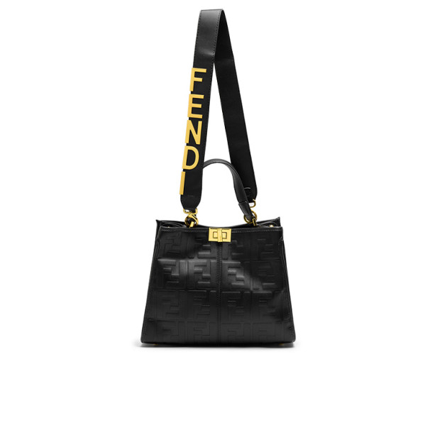 Сумка Fendi Black Leather Large Iconic Essentially Peekaboo Top Hand 8BN335ABVEF0FUT