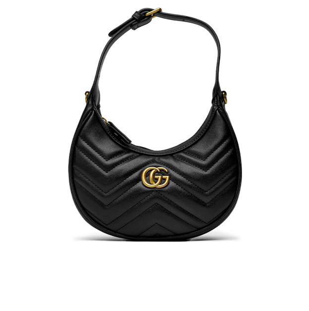 Сумка Half Moon Marmont Leather Shoulder Bag 864452 AKJ9I 1000