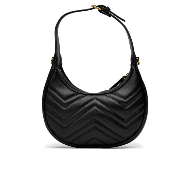 Сумка Half Moon Marmont Leather Shoulder Bag 864452 AKJ9I 1000