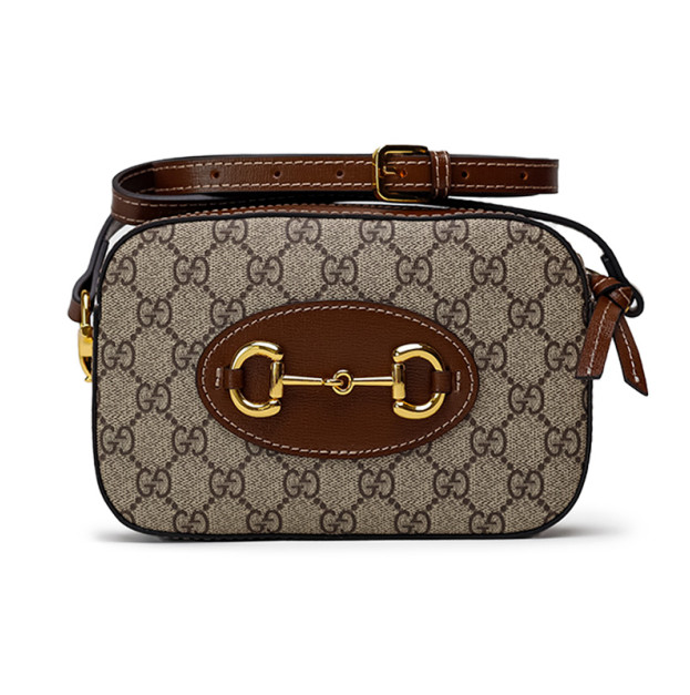 Сумка Horsebit 1955 Small Shoulder Bag Brown 259635 77BGT 1230