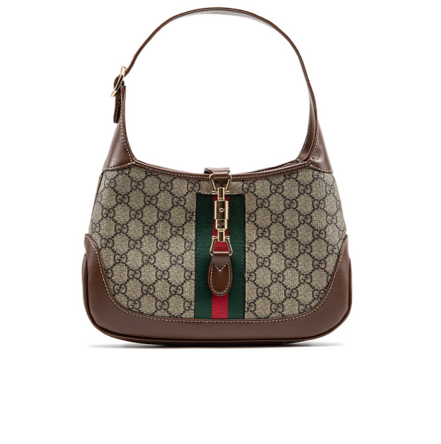 Сумка Jackie 1961 Medium Hobo Bag In Grey Brown 256770 VRVYU 1350