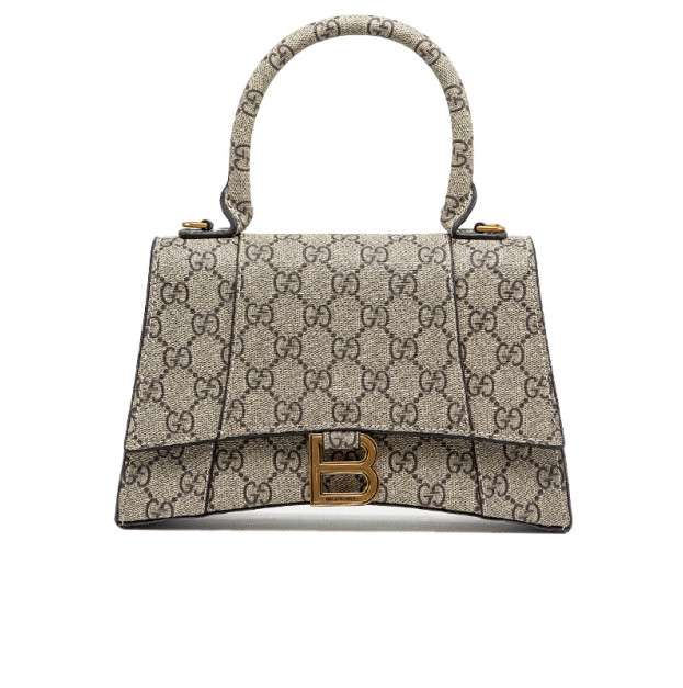 Сумка Balenciaga x Gucci Hourglass Hacker Aria Supreme Beige 5935461LGUC2029