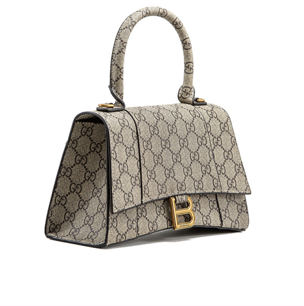 Сумка Balenciaga x Gucci Hourglass Hacker Aria Supreme Beige 5935461LGUC2029