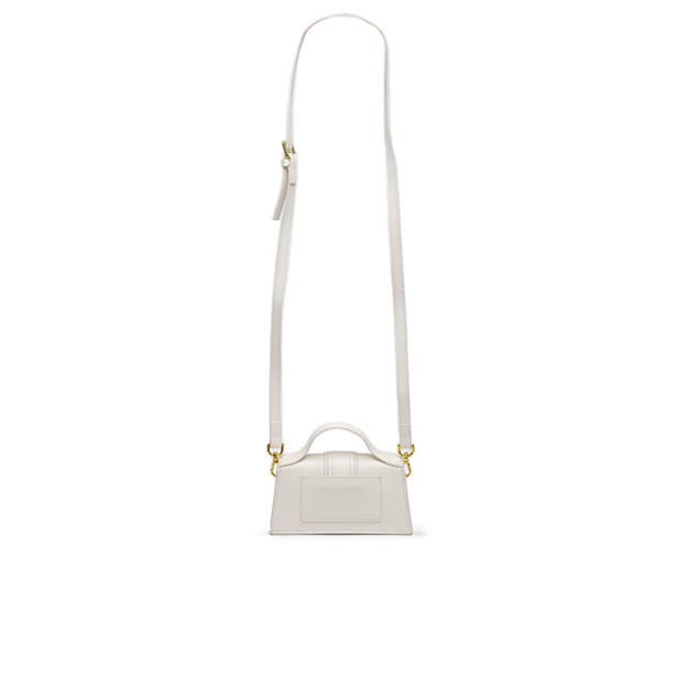 Jacquemus Le Bambino Small Handbag With Adjustable Crossbody White 234483M025422