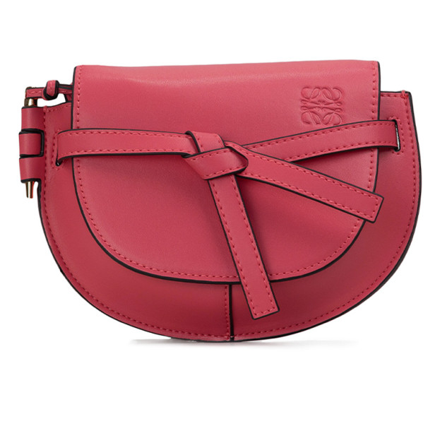Сумка Gate Small Leather And Jacquard Shoulder Bag Red A650T20X60