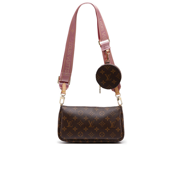 Сумка Multi Pochette Brown Pink 89580285