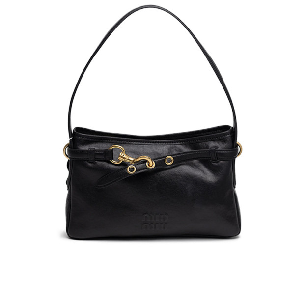 Сумка Miu Miu Aventure Nappa Leather Bag Black 5BC200 X19 P5866 B YRH