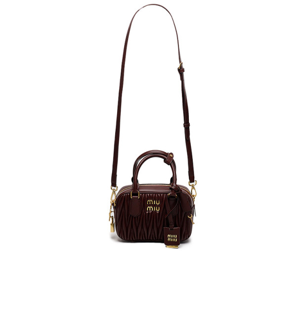 Сумка Miu Miu Arcadie Matelasse Nappa Leather Bag Burgundy 5BC200 V10 Y8890 N MAT