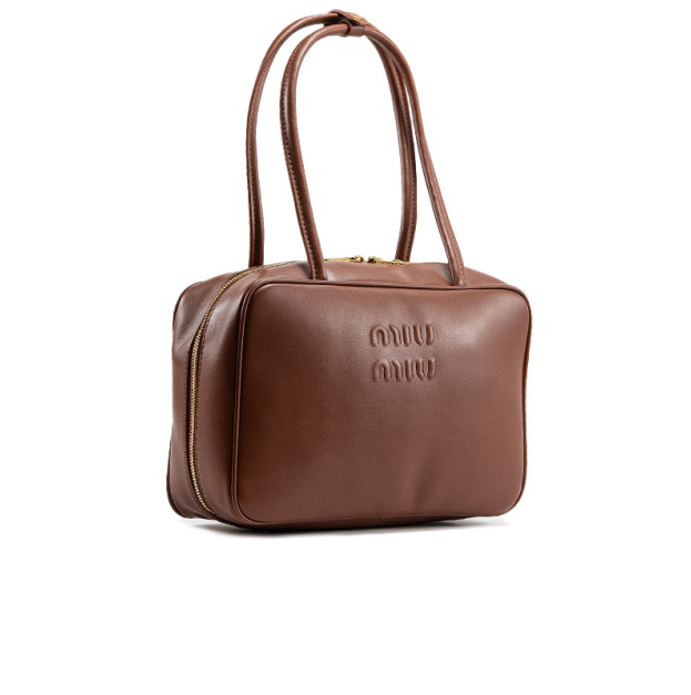 Сумка Miu Miu Brown Leather Beau Top-Handle Bag 5BC125 A70 P6767 Y THB