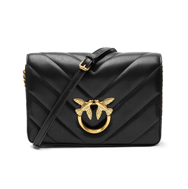 Сумка Mini Love Bag Click Big Chevron Black OP18BLK3U6