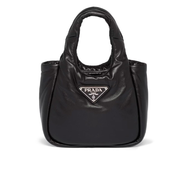 Prada Small Padded Soft Nappa-Leather Bag Black 1BA359-2DYI-F0002-V-OVO