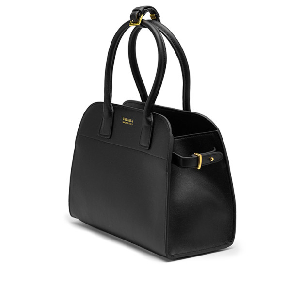 Сумка Medium Black Leather Tote Bag 1BG538-VOOO-2-CYS