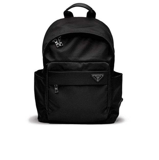 Bag Prada Re-Nylon and Saffiano Leather Backpack Black 1BD780-BKB-H-FG0