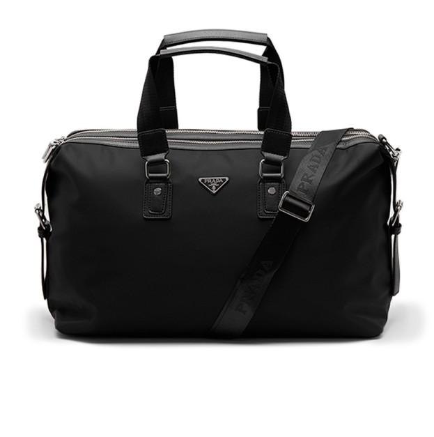 Сумка Re-Nylon and Saffiano Leather Duffle Bag 1BA433-FHYC-5-CJF