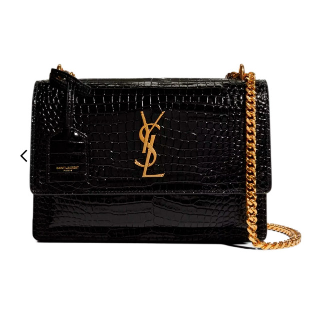 Сумка Sunset Black Croco 442906DND0N1000