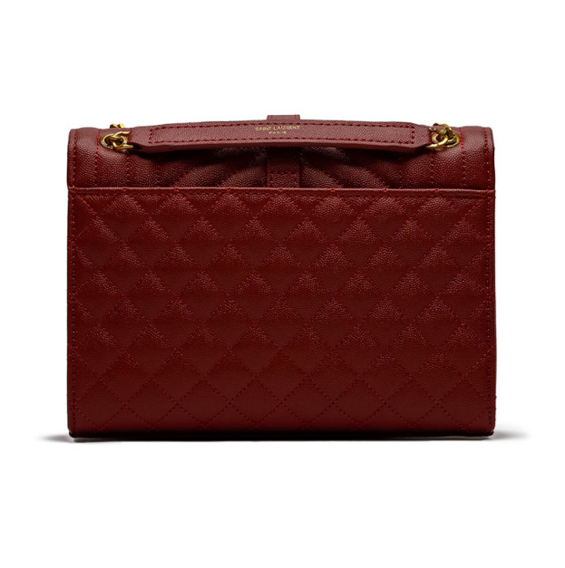 Сумка Envelope Medium In Quilted Grain De Poudre Embossed Leather Burgundy 443050TNU0N4380