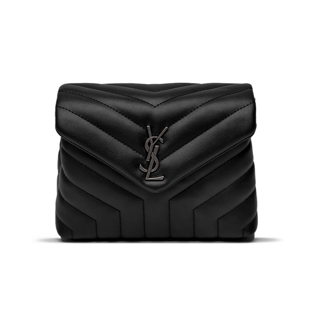 Bag Yves Saint Laurent Toy LouLou In Quilted Leather Black Silver 443050ZSS2U7785